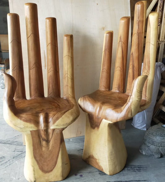 hand shaped chair Bali