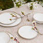 White Leaf - Dinner Set