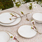 White Leaf - Dinner Set