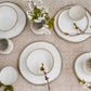 White Leaf - Dinner Set