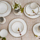 White Leaf - Dinner Set