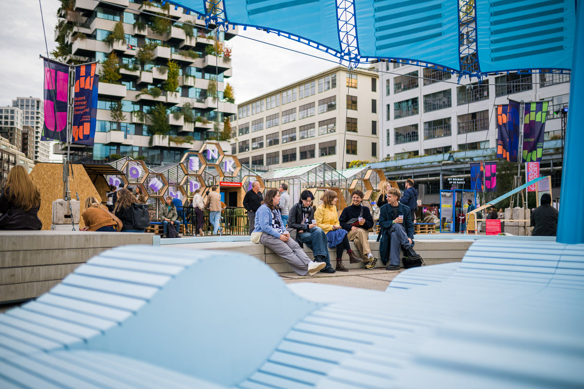 Umbra Pavilion at Ketelhuisplein during Dutch Design Week 2025