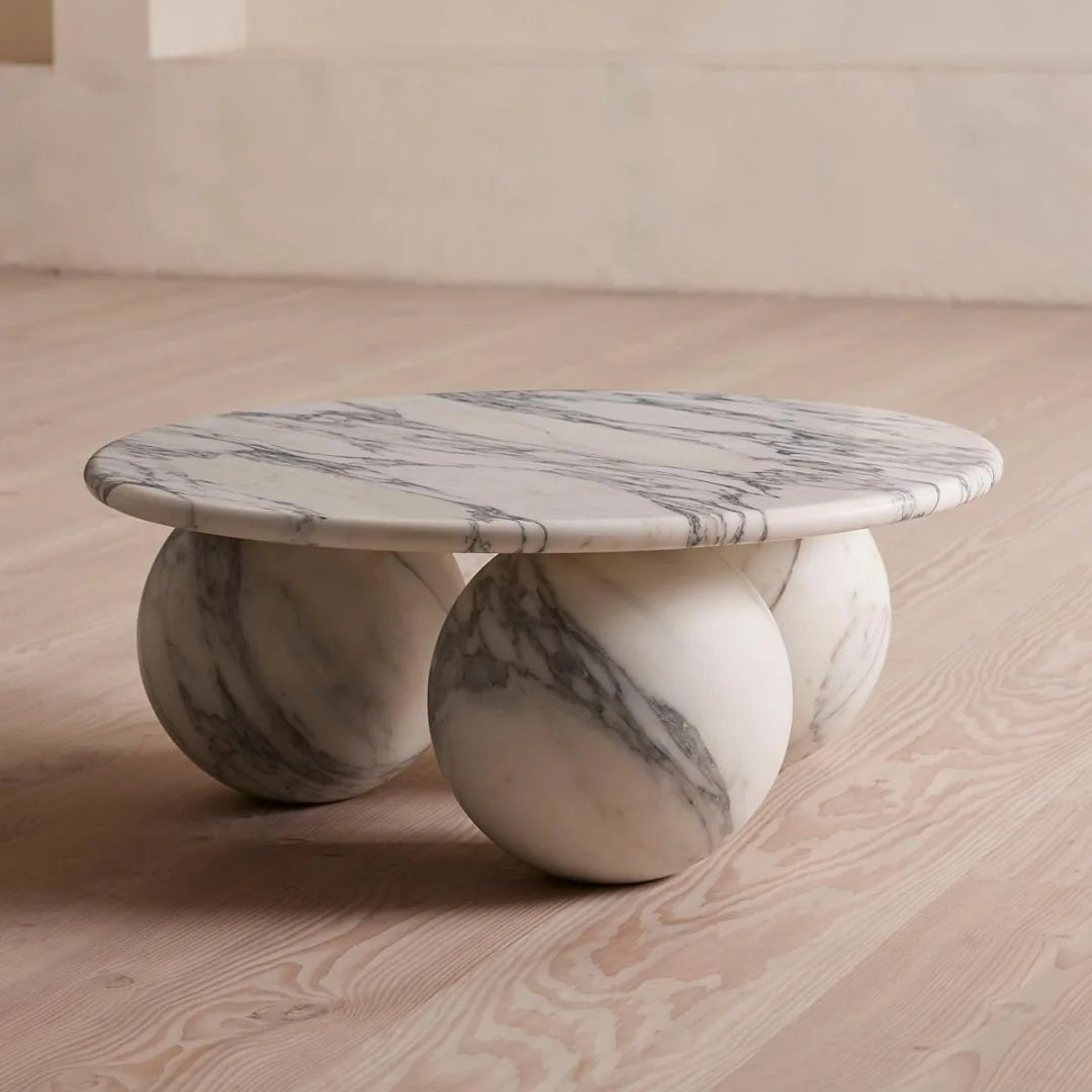 Marble Pedestal Table