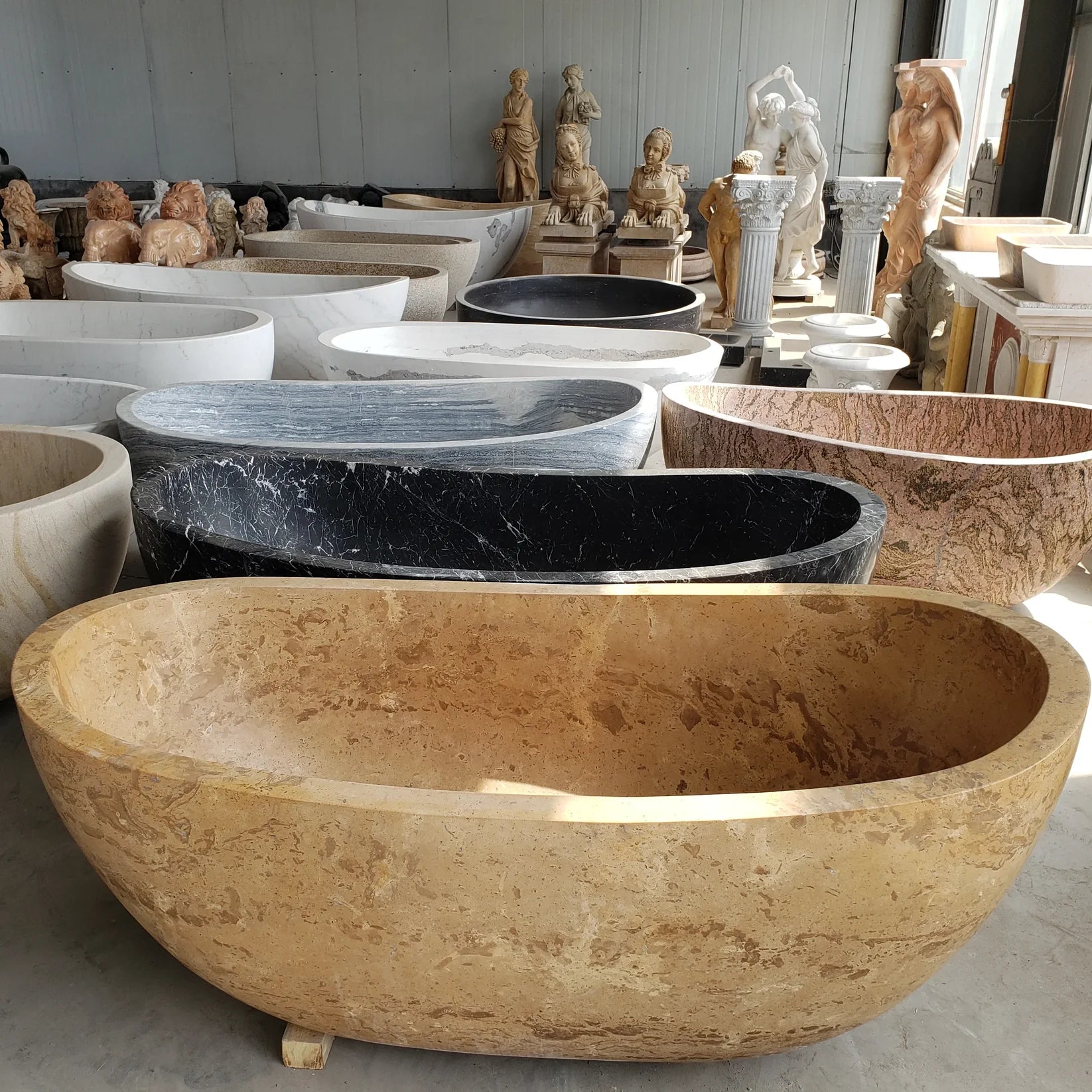 Refined natural interior with bespoke furniture