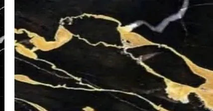 Nero Portoro natural stone sample
