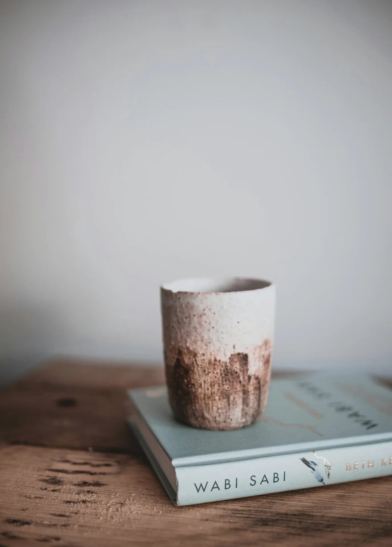 Artistic material and craftsmanship details in warm neutral tones