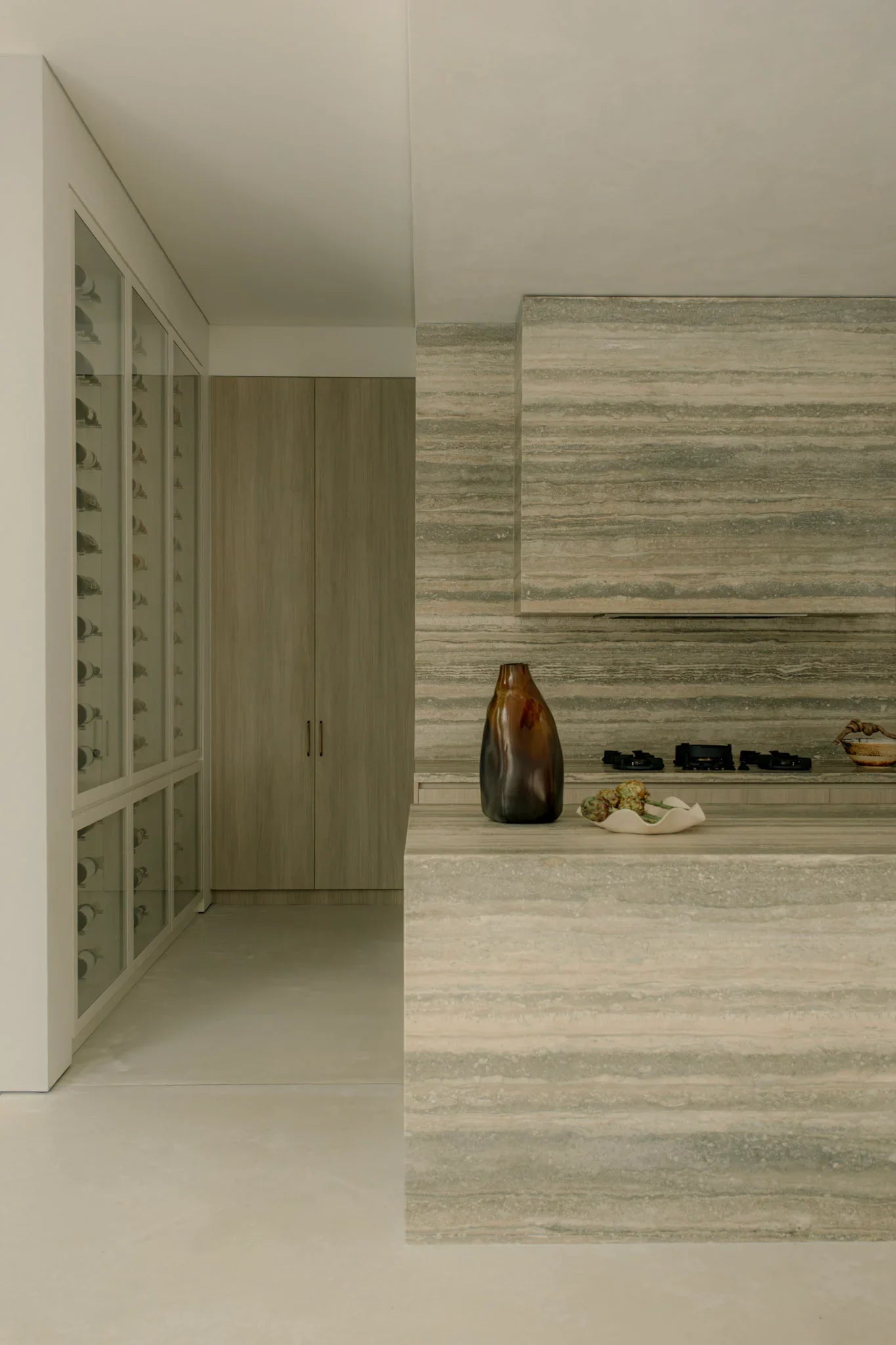 Natural stone architectural detail